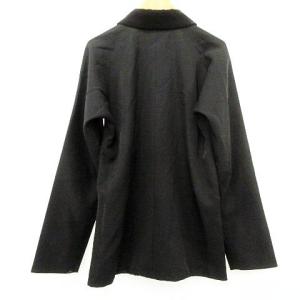 Tao ベロア襟 ジャケット AD1998 ヴィンテージ ウール 総裏地 約S?Mサイズ 黒 ブラック IBO49