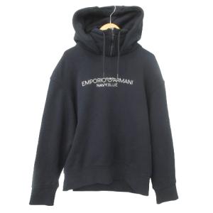 23AW パーカー フーディ プルオーバー 刺繍 ロゴ S 紺 ネイビー U90