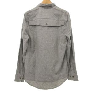 FILSON ｘリーバイス タグ付き ネル シャツ 長袖 ポケット切替 S ライトグレー IBO51