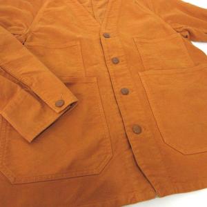 BRU NA BOINNE ノーカラー ワーク ジャケット 無地 ブルゾン 0 ベージュ系  IBO51