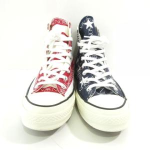 CONVERSE タグ付き × JW Anderson アンダーソン チャックテイラー ハイカット アシンメトリー スニーカー 28cm 赤