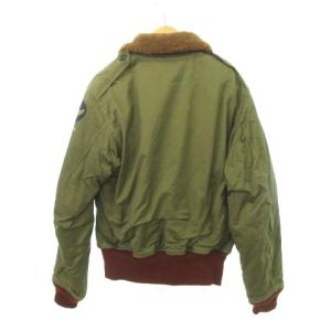 BUZZ RICKSON’S SUPERIOR TOGS 赤リブ B-10 フライトジャケット ミリタリー 裏起毛 ワンポイント