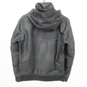 BLACK LABEL CRESTBRIDGE 美品 シャドーチェック ジャケット ブルゾン アウター ハイネック ジップアップ 無地 厚手 1F03-202-09 Mサイズ