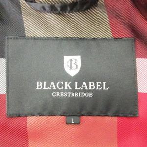 BURBERRY BLACK LABEL 51F62-662-09 クレストブリッジ ダウンジャケット ノバチェック  L ブラック