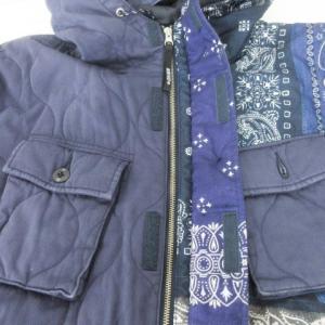 NEIGHBORHOOD 20AW ジャケット ブルゾン ペイズリー柄 キルティング Ｓ 紫 パープル U90