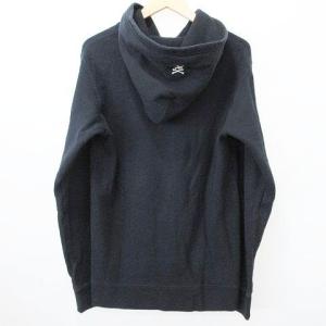 NEIGHBORHOOD × マスターマインド パーカー トップス ロゴ プリント 長袖 122MBMJN-CSM02S 厚手 Mサイズ 黒 ブラック