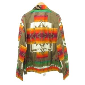 sacai ×ペンドルトン 21AW ジップアップ サイドジップ 総柄 長袖 21-02524M 2