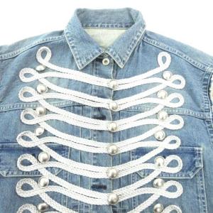 sacai 18CDGW-54 デニムジャケット リペア加工 3 ブルー
