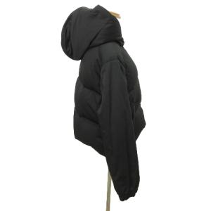 Emilio Pucci 美品 ダウンジャケット アウター 裏地総柄 42 Ｌ相当 黒 ブラック GY24