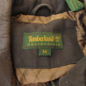 Timberland ロングジャケット ブルゾン 上着 茶 ブラウン Mサイズ 0612