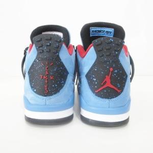 NIKE Travis Scott×エアジョーダン4 レトロ カクタスジャック ユニバーシティブルー