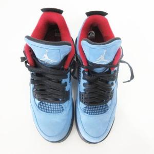 NIKE Travis Scott×エアジョーダン4 レトロ カクタスジャック ユニバーシティブルー