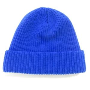 Supreme 22FW loose beanie ニット 帽子 ワンポイント ロゴ 厚手 ブルー