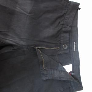 EMPORIO ARMANI デニムパンツ ジーンズ ロゴパッチ ワイド 54 XL 黒 ブラック