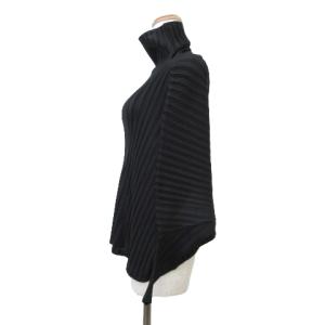 PLEATS PLEASE ISSEY MIYAKE ドルマン カットソー トップス 長袖  PP81-FK332 03 Lブラック