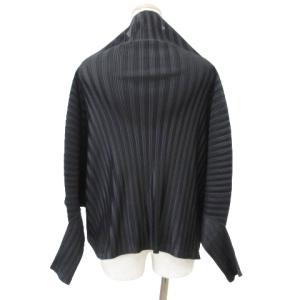 PLEATS PLEASE ISSEY MIYAKE ドルマン カットソー トップス 長袖  PP81-FK332 03 Lブラック