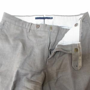 INCOTEX パンツ スラックス ウール 裏地切替 46 XL グレー