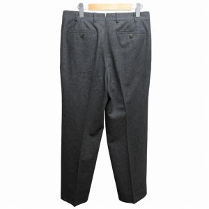 Loro Piana ウールスラックス パンツ ストレート 48 M グレー GY09