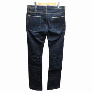 KURO GRAPHITE デニムパンツ ジーンズ ボタンフライ 11 L ダークインディゴ GY09