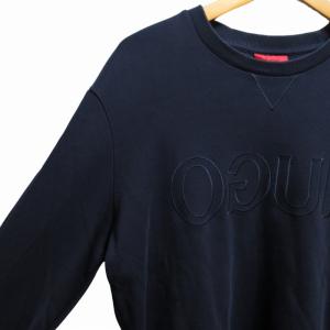 HUGO BOSS トレーナー スウェット プルオーバー ロゴ 長袖 L 紺 ネイビー
