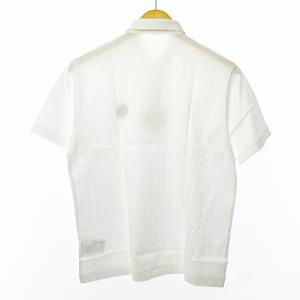 burberrys ポロシャツ カットソー 半袖 ロゴ刺繍 白 L