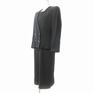 GIVENCHY ハイフォーマル セットアップ アンサンブル ワンピース ジャケット ブラック フォーマル 喪服 黒 10 0729 GY09