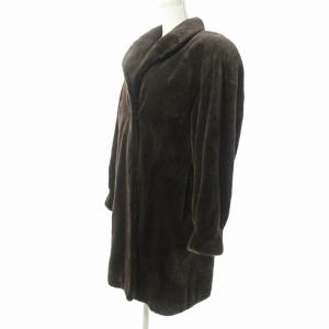 SAGA MINK 銀サガ 毛皮 シェアードミンクファー コート ジャケット ハーフ 茶 F 0723 GY09