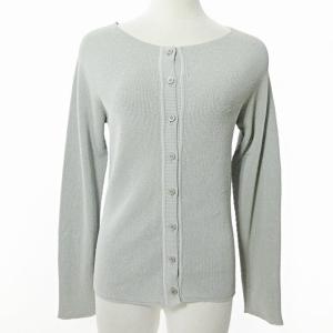 イッセイミヤケ カーディガン ニット 長袖 グレー 5 0718 GY09