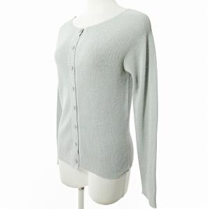 PLEATS PLEASE ISSEY MIYAKE イッセイミヤケ カーディガン ニット 長袖 グレー 5 0718 GY09