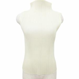 美品 ノースリーブ カットソー トップス 無地 PP05-JK006 3 約Lサイズ ベージュ GY09