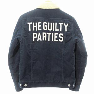 WACKO MARIA ランチコート コーデュロイ トラッカージャケット 内ボア ネイビー 紺 S 0722 GY09