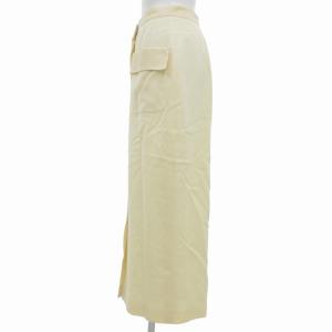 美品 VALENTINO シルク タック ロング タイトスカート ロングスカート 美品 VALENTINO シルク タック ロング タイトスカート ロング