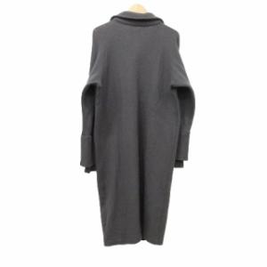 Yohji Yamamoto +NOIR 美品 コート アウター 無地  ロング丈 NQ-T09-152 2 約Mサイズ グレー GY09