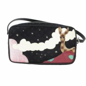 ポシェットコントドゥフェ ハンドバッグ ポーチ モノグラム サテン M92275 ブラック