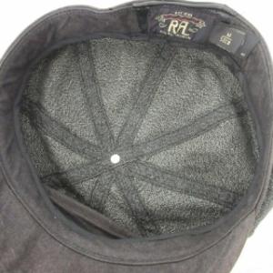 RRL キャスケット 帽子 無地  Mサイズ グレー 茶 ブラウン