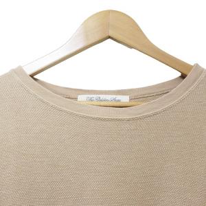 REMI RELIEF Tシャツ 長袖 カットソー 無地 クルーネック M ベージュ X
