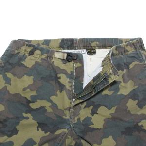 GRAMiCCi × BEAMS ビームス ワークパンツ アウトドアウェア カモフラ 迷彩 ウェビングベルト M カーキ系 X