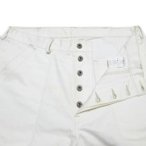 Stevenson Overall Co. ワークパンツ ヘリンボーン ボタンダウン 32 白 ホワイト X