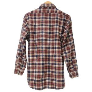 PENDLETON 美品 70s シャツ 長袖 ヴィンテージ USA製 チェック ヴァージンウール M 茶 ブラウン X
