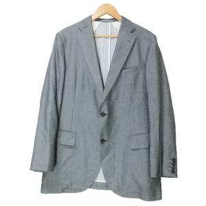 BURBERRY LONDON スーツ セットアップ シングル テーラード ジャケット 2B 背抜き パンツ スラックス L ウエスト88 グレー X