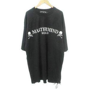 mastermind JAPAN タグ付き MW18P02-TS051-016 WORLD ワールド Tシャツ ロゴ  L ブラック