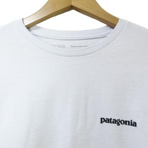 Patagonia 美品 P-6ロゴ レスポンシビリティー Tシャツ 38518 長袖 アウトドアウェア ロンT プリント レギュラーフィット