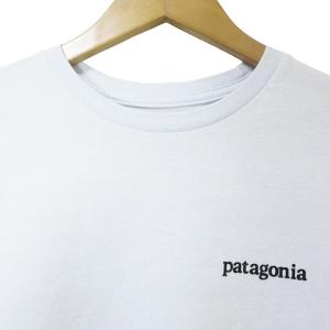 Patagonia 美品 ロングスリーブ ライン ロゴ リッジ レスポンシビリティー Tシャツ 長袖 38517 アウトドアウェア プリント レギュラーフィット