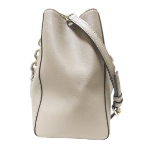 MICHAEL KORS 2way トートバッグ ショルダーバッグ 皮革 鞄 チャーム ベージュ X
