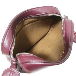 STELLA McCARTNEY ショルダーバッグ ロゴストラップ パンチングロゴ 皮革 斜め掛け 鞄 ボルドー X