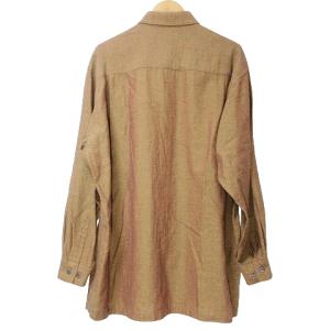 Christian Dior MONSIEUR 美品 ヴィンテージ シャツ 長袖 胸ポケット L 赤茶系 AAGY09 X
