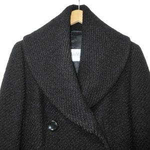 Max Mara 白タグ ウールコート 42 ブラック