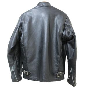 Schott 641 レザー ライダースジャケット 36 ブラック