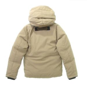 CANADA GOOSE 4565JL エクスペディション ダウンジャケット ワッペン ロゴ 厚手 Sサイズ ベージュ 