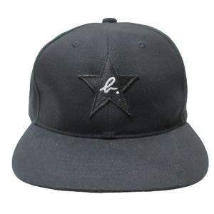 agnes b. pour ADAM ET ROP? アダム エ ロペ 美品 CAP b. キャップ 帽子 星 ワッペン ユニセックス 黒 ブラック